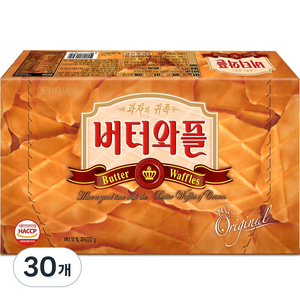 크라운 버터와플, 237g, 30개