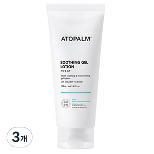 아토팜 수딩 젤 로션, 160ml, 3개
