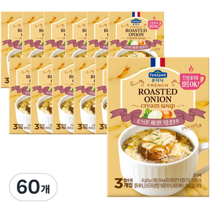 폰타나 프렌치 로스티드 어니언 크림 컵수프, 60g, 60개