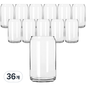리비 비어캔 글라스 370ml, 36개
