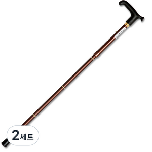 오쎈버그 스몰 더비 접이식 지팡이 17626 + 파우치, 블랙진 브라운(지팡이), 랜덤발송(파우치), 2세트