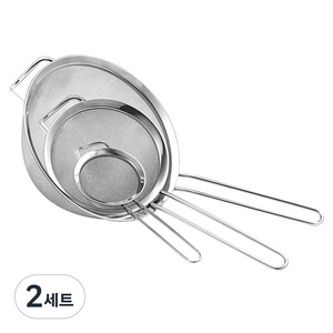 벨라쿠진 스테인리스 스틸 채망 3종 세트, 2세트