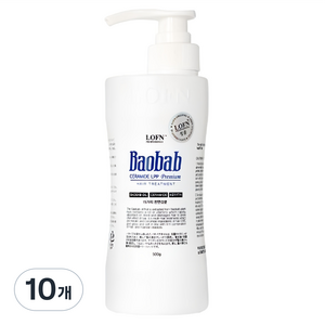 로픈 바오밥 세라마이드 엘피피 헤어 트리트먼트, 500g, 10개