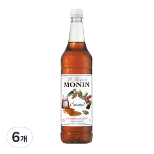 모닌 카라멜 시럽, 1L, 6개