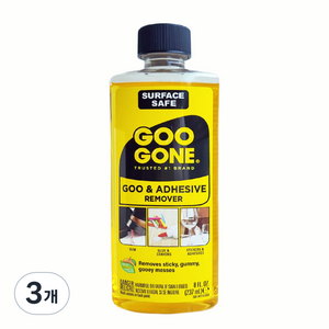 구곤 스티커 제거제, 237ml, 3개
