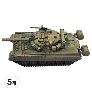 아카데미과학 13434 1/72 소련 육군 탱크 프라모델 T-80BV, 5개