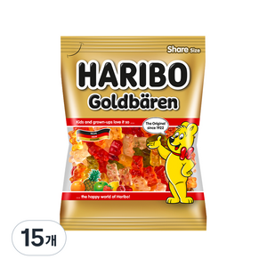 하리보 골드베렌 젤리, 200g, 15개