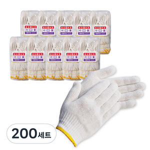 M-2 서울장갑 35g 면장갑, 200세트