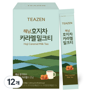 티젠 해남 호지차 카라멜 밀크티, 15g, 20개입, 12개