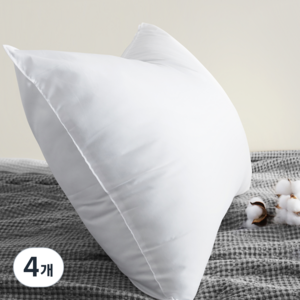 네모라인 국내생산 지퍼형 구름베개솜, 4개