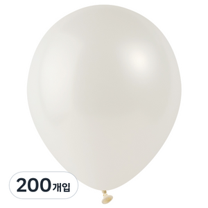 파티팡 풍선 라운드 30cm, 펄화이트, 200개