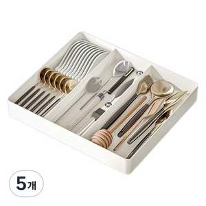 주방고수 칸막이 싱크대 서랍 수저트레이, A 타입, 5개