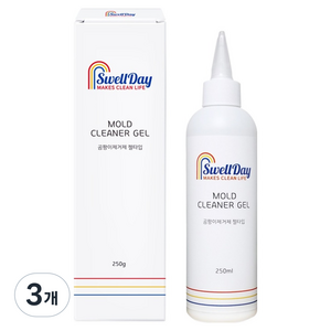 스웰데이 곰팡이제거제 고농축 젤타입, 250ml, 3개