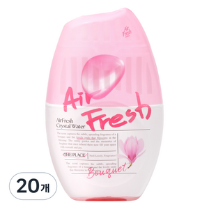에어후레쉬 크리스탈워터 실내용 대용량 방향제, 400ml, 20개, 부케향