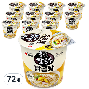 후루룩 쌀국수 닭곰탕, 73g, 72개