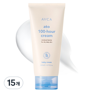 아브카 아토 100시간 초고보습 베이비 크림, 200ml, 15개