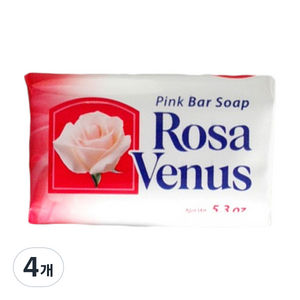 라코로나 로사비너스 목욕비누 장미향, 4개, 150g