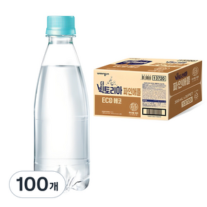 웅진빅토리아 더 빅토리아 에코 파인애플 무라벨, 350ml, 100개