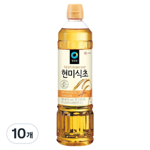 청정원 현미식초, 500ml, 10개