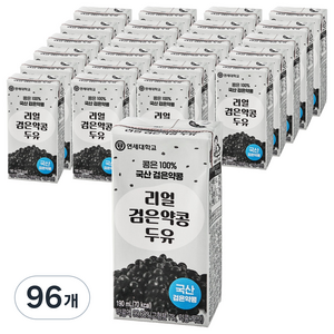 연세두유 리얼 검은 약콩 두유, 96개, 190ml