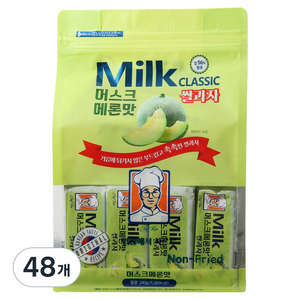 밀크클래식쌀과자 머스크메론맛, 240g, 48개
