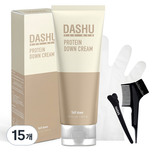 다슈 포 맨 단백질 다운 크림 파마약 일반 & 억센모용, 100ml, 15개