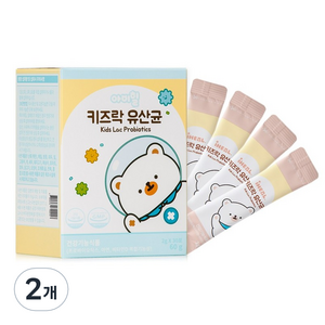 아이힐 유아용 키즈락 유산균, 60g, 2개