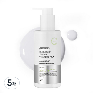 브이티코스메틱 리들샷 시너지 클렌징 밀크, 200ml, 5개