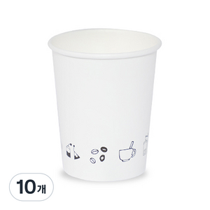 더빈썸 드로잉 종이컵 300ml, 300개입, 10개