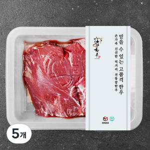 전통참한우 사태 덩어리 수육 국거리 장조림용 (냉장), 400g, 5개