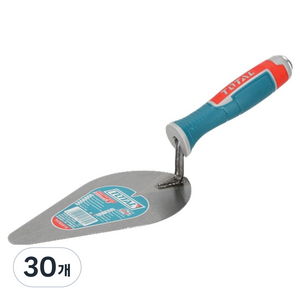 토탈툴스 미장공구 흙손 삼각 200mm, 30개