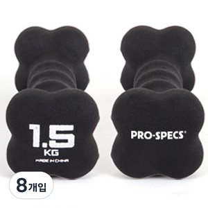 프로스펙스 네오프렌 아령, 1.5kg, 8개