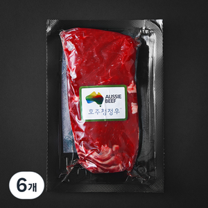 호주산 채끝 스테이크용 (냉장), 220g, 6개