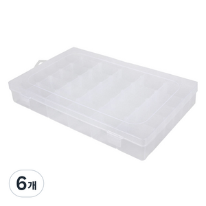 마이도기 다용도 보관함 케이스 36칸 수납 정리함, 6개