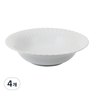까사무띠 끄밀로 이보나 볼 23cm, 화이트, 4개