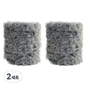알로데 믹스컬러 보들한 모루 공예 철사 2m 2p 세트, 06 그레이, 2세트