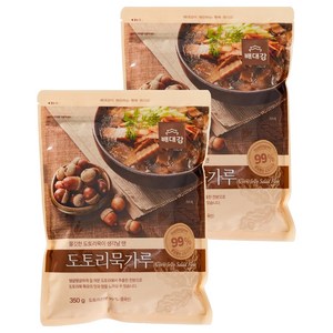 배대감 도토리묵 가루, 350g, 2개