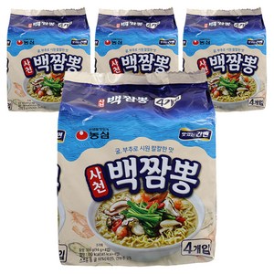 농심 사천백짬뽕 94g, 16개