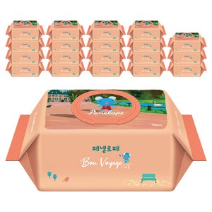 페넬로페 본보야지 메종 아기물티슈 캡형, 55g, 70매, 20개