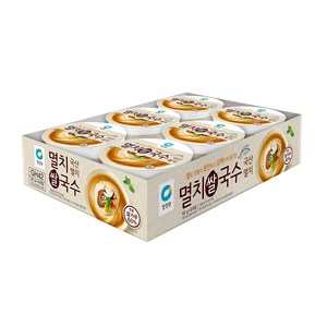 청정원 쌀로만든 멸치 컵쌀국수, 92g, 6개