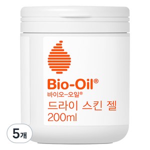 바이오오일 드라이 스킨 젤 데이크림, 5개, 200ml