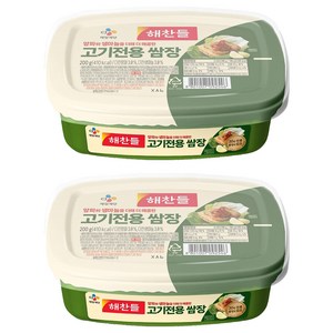 해찬들 고기전용 쌈장, 200g, 2개