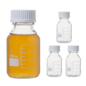 코멧 홈 눈금유리 공병 + 뚜껑 세트, 250ml, 4세트