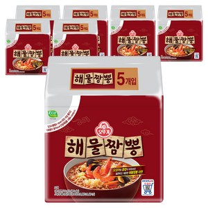 오뚜기 해물짬뽕 120g, 35개