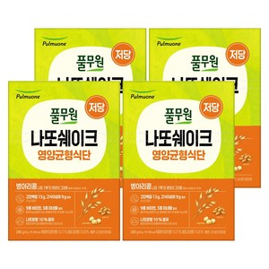 풀무원 나또 쉐이크 병아리콩 7p, 4개, 280g