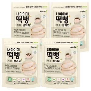 내아이애 유기농 떡뻥 쌀과자, 30g, 4개, 백미