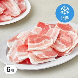 옛날 삼겹살 (냉동), 6개, 1kg