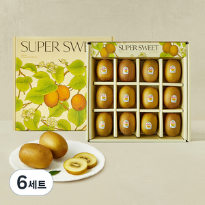 맛젤 제스프리 썬골드키위 선물세트, 1.4kg, 6세트