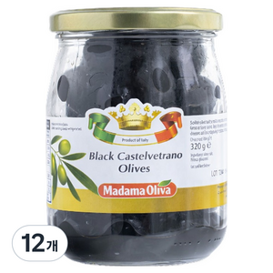 마다마올리바 블랙 카스텔베트라노 올리브, 320g, 12개
