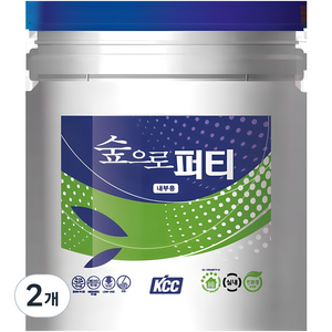 KCC숲으로 퍼티 내부용, 백색, 5kg, 2개